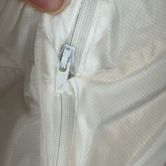 Nike Golf Convertible Hooded Jacket Vest White S Zip Up Long Sleeve Lightweight - Picture 6 of 11